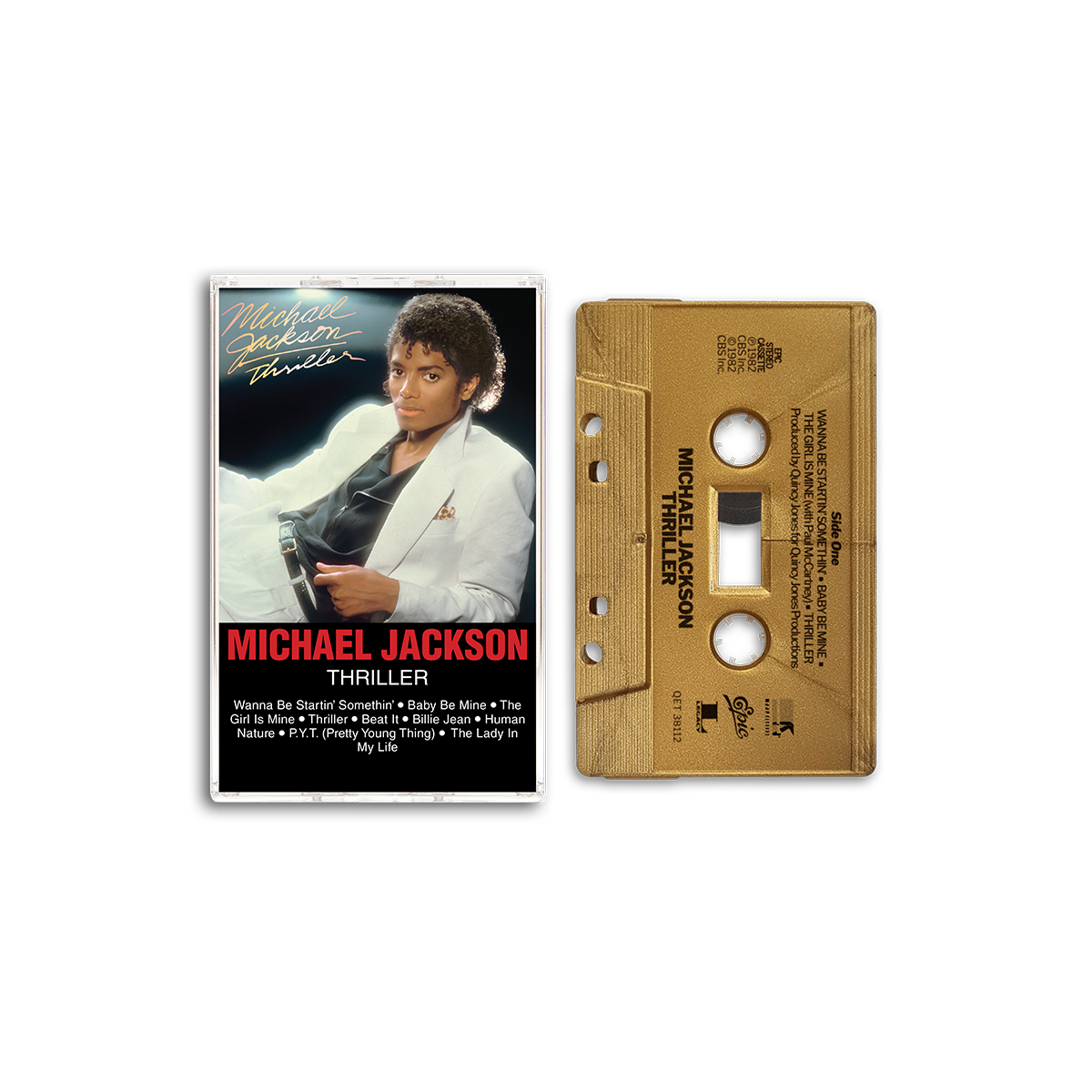 Michael Jackson: Thriller Cassette (Gold Metallic) – Michael