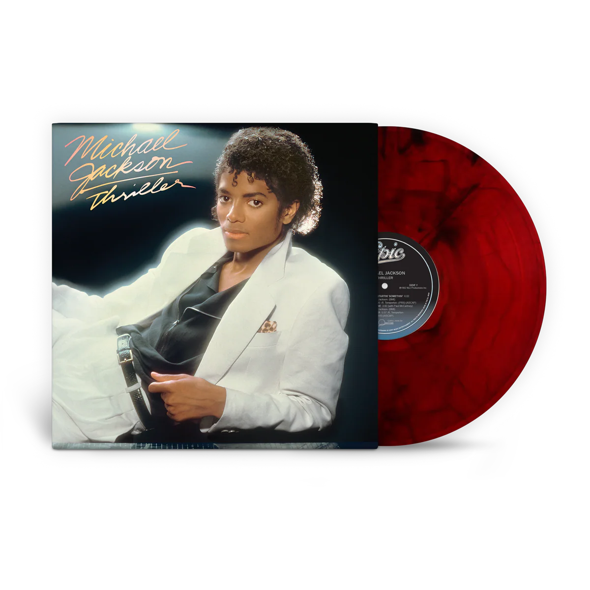 Thriller Red & Black Marble Vinyl